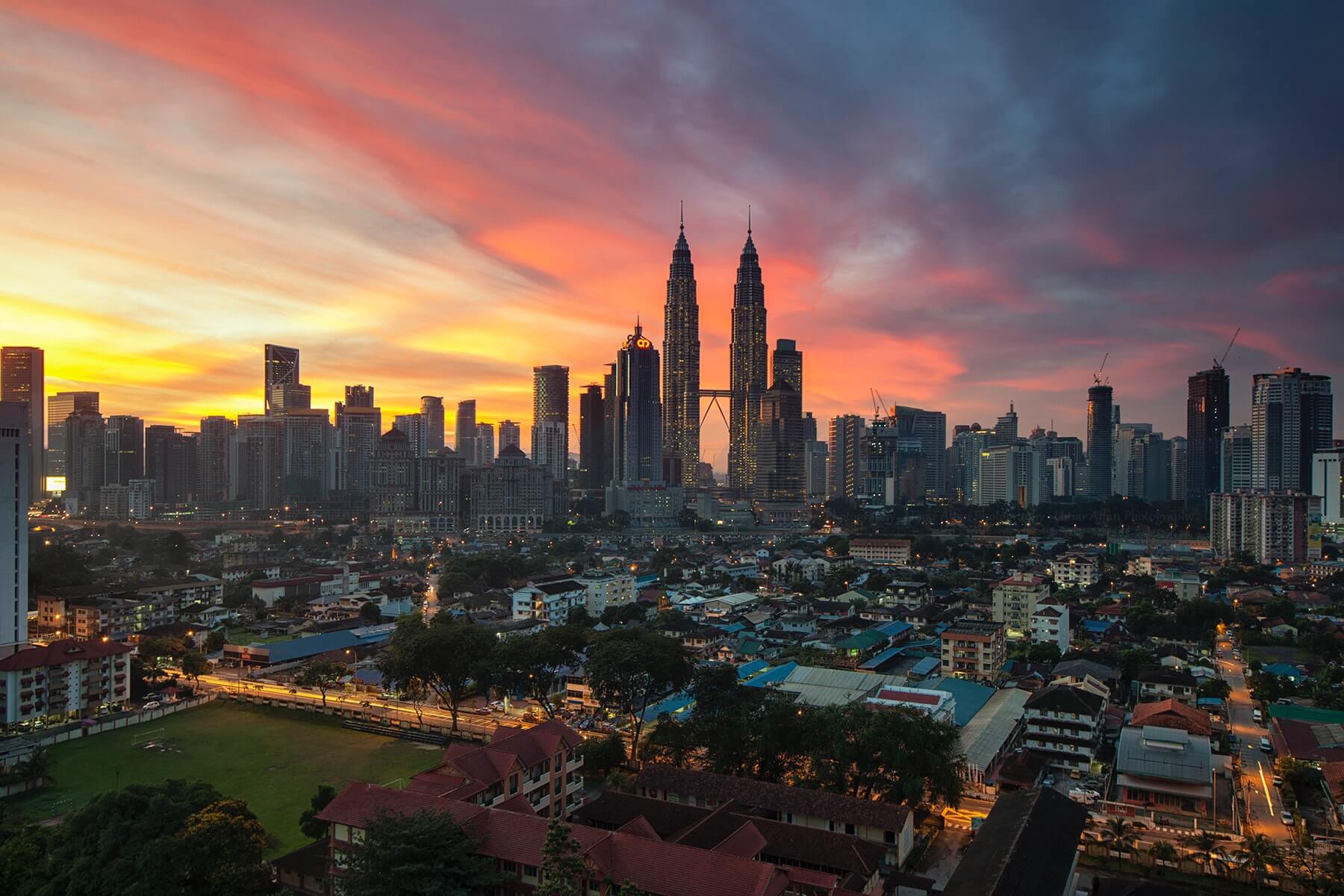 KLCC Skyline in Malaysia