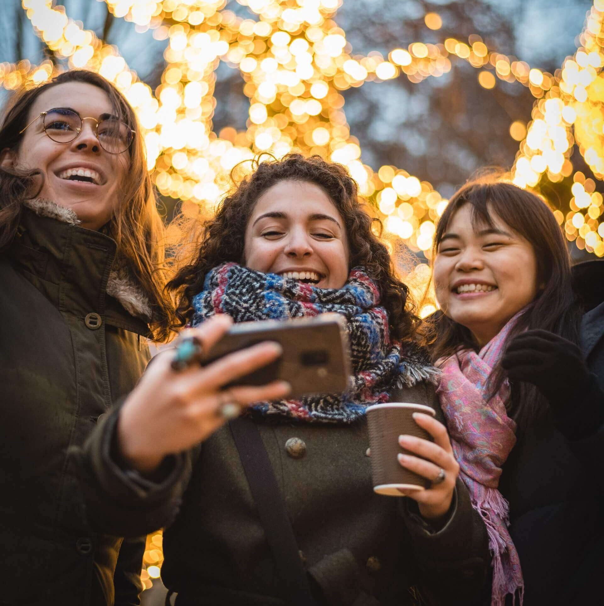 Have multiracial friends as you study overseas.