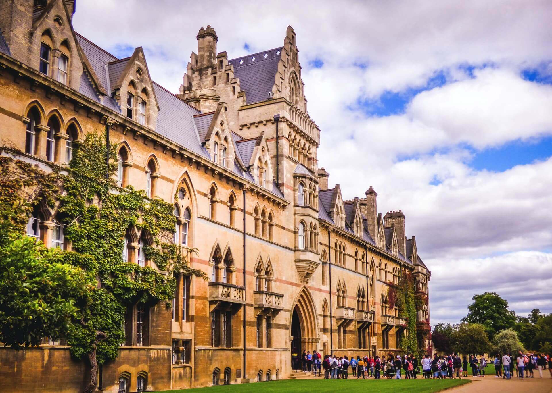 Study in the UK surrounded by beautiful architecture.