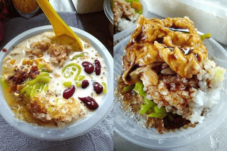 An Indonesian student tries cendol for the first time. 