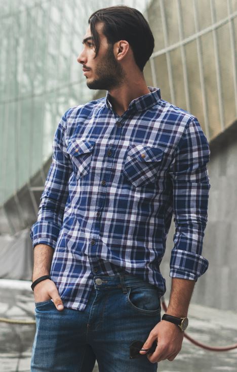 Flannel shirt for men college outfit