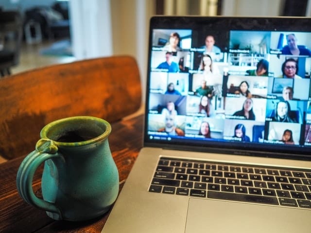 Students in a virtual study abroad program.