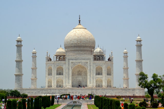 Taj Mahal in India.