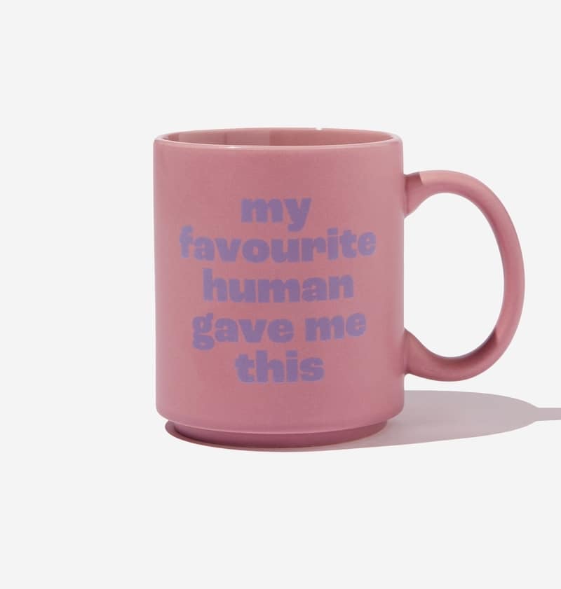 Christmas party gift as a mug.