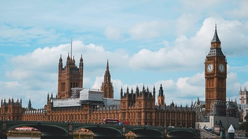 Student studying in the UK.